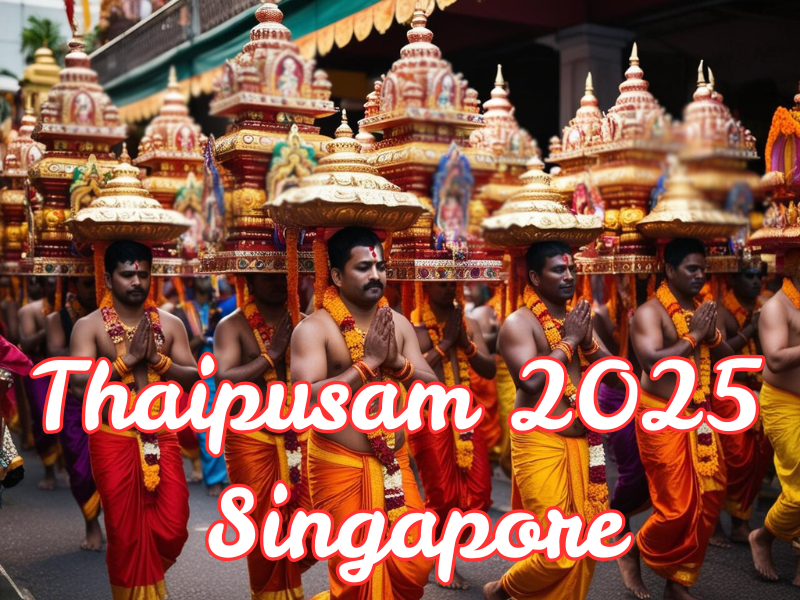 Thaipusam 2025 Singapore Hindus Festival